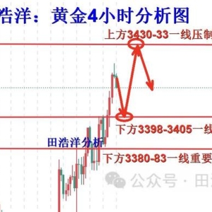 田浩洋：8.29黄金早盘回踩注意关口支撑，回踩不破以做多为主 ...