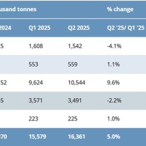 数据 | 3190万吨  国际不锈钢论坛发布2025年上半年不锈钢冶炼厂产量数据 ...