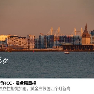 【浙商银行FICC·贵金属】美联储独立性担忧加剧，黄金白银创四个月新高 ...