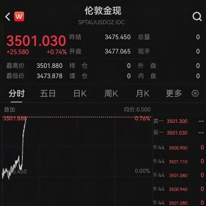 黄金为何突破3500美元？地缘冲突加剧避险潮！
