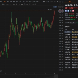 现货黄金日内涨1%站上3510美元/盎司 再创历史新高