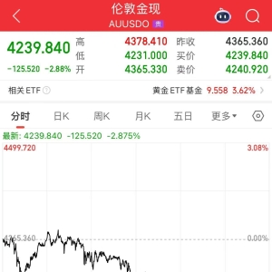 黄金、白银突然大跌！中国工商银行、建设银行发布风险提示，上海黄金交易所紧急提醒 ...