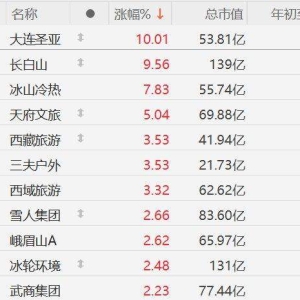 2025年中国冰雪产业规模将破万亿！A股冰雪经济概念股拉升，大连圣亚涨停，长白山触及 ...