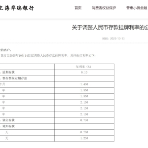 多家银行发布公告：下调存款利率！