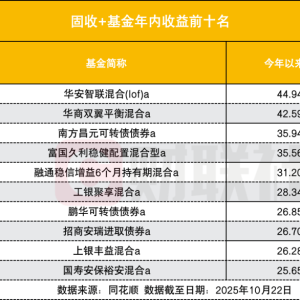 又到“固收+”基金高光时刻 多只业绩亮眼 选错产品却成亏损的“固收 ...