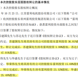 家族公司重大变动！80后表兄+90后表弟，同时接过父辈股权，旗下公司市值高达235亿元 ...