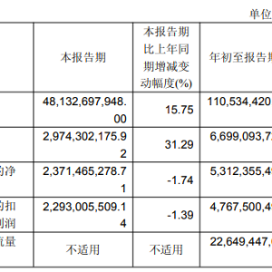 赛力斯前三季度营收超1105亿元 净利润同比增长31.56%