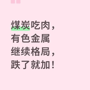 煤炭吃肉、有色格局：深扒涨跌逻辑，“跌了就加”到底靠不靠谱？ ...